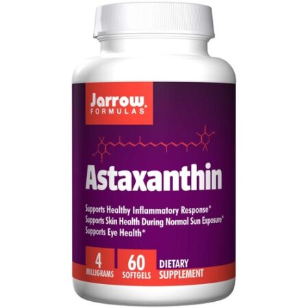 Jarrow Formulas, Astaxantina - 4 mg - 60 Cápsulas em Gel