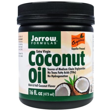 Jarrow Formulas, Óleo de Coco Orgânico Extra Virgem - 473 ml (16 fl oz)