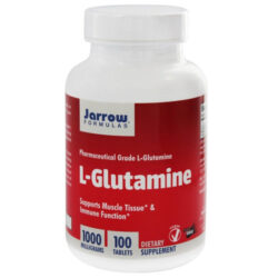 Jarrow Formulas L-Glutamina 1.000 mg - 100 Tabletes para Recuperação Muscular