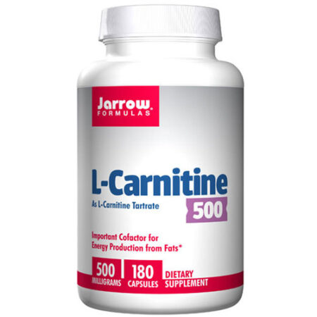 Jarrow Formulas L-Carnitina - 500 mg - 180 Cápsulas