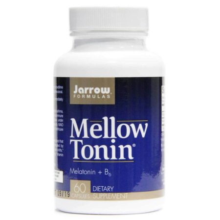 Jarrow Formulas, Mellow Tonin® Melatonina - 60 Cápsulas