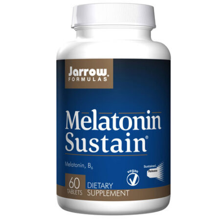 Jarrow Formulas, Melatonina de Liberação Sustentável - 1 mg - 60 Comprimidos