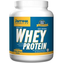 Jarrow Formulas Whey Protein Isolado Sem Sabor 454g - Pura Proteína para Recuperação Muscular