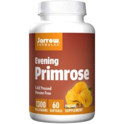 Jarrow Formulas Óleo de Onagra (Evening Primrose) 60 Cápsulas Gel - Suporte Hormonal e Pele Saudável