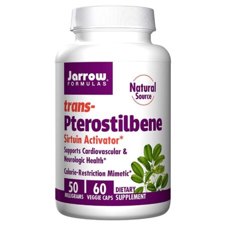 Jarrow Formulas trans-Pterostilbene - 50 mg - 60 Veggie Caps