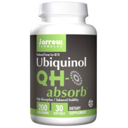 Jarrow Formulas Ubiquinol QH-absorb 200 mg - 30 Cápsulas Gel: Antioxidante Potente para Sua Saúde