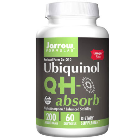 Jarrow Formulas, Ubiquinol QH-Absorb® 200 mg - 60 Cápsulas em Gel