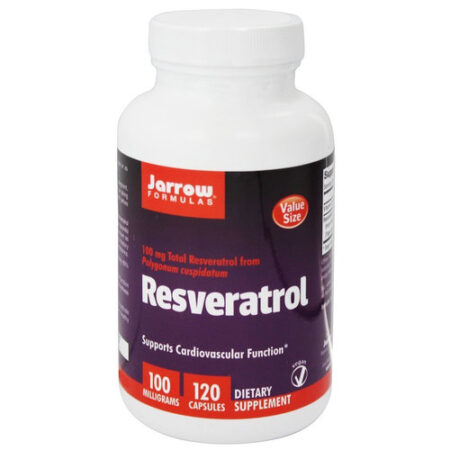 Jarrow Formulas, Resveratrol 100 mg - 120 Cápsulas Vegetarianas