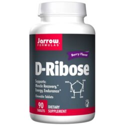 Jarrow Formulas D-Ribose Frutas Silvestres 90 Tabletes Mastigáveis - Energia e Recuperação Muscular