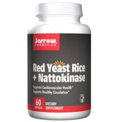 Jarrow Formulas Arroz de Levedura Vermelha + Nattokinase 60 Cápsulas Vegetarianas