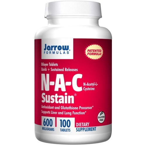 Jarrow Formulas N-A-C Liberação Controlada 600 mg - 100 Tabletes: Seu Aliado Antioxidante e Detox