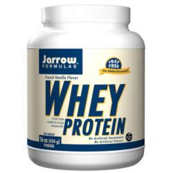 Jarrow Formulas 100% Natural Whey Proteína Baunilha Francesa - 454g