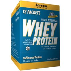 Jarrow Formulas Proteína Whey Pura 100% Natural Sem Sabor - 12 Sachês