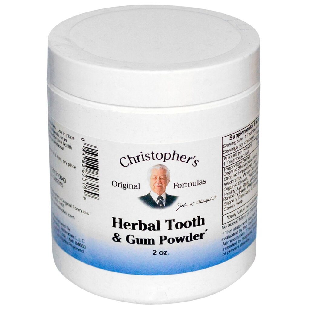 Dr. Christophers Creme Dental Ervas 56g - Higiene Bucal Natural no Brasil