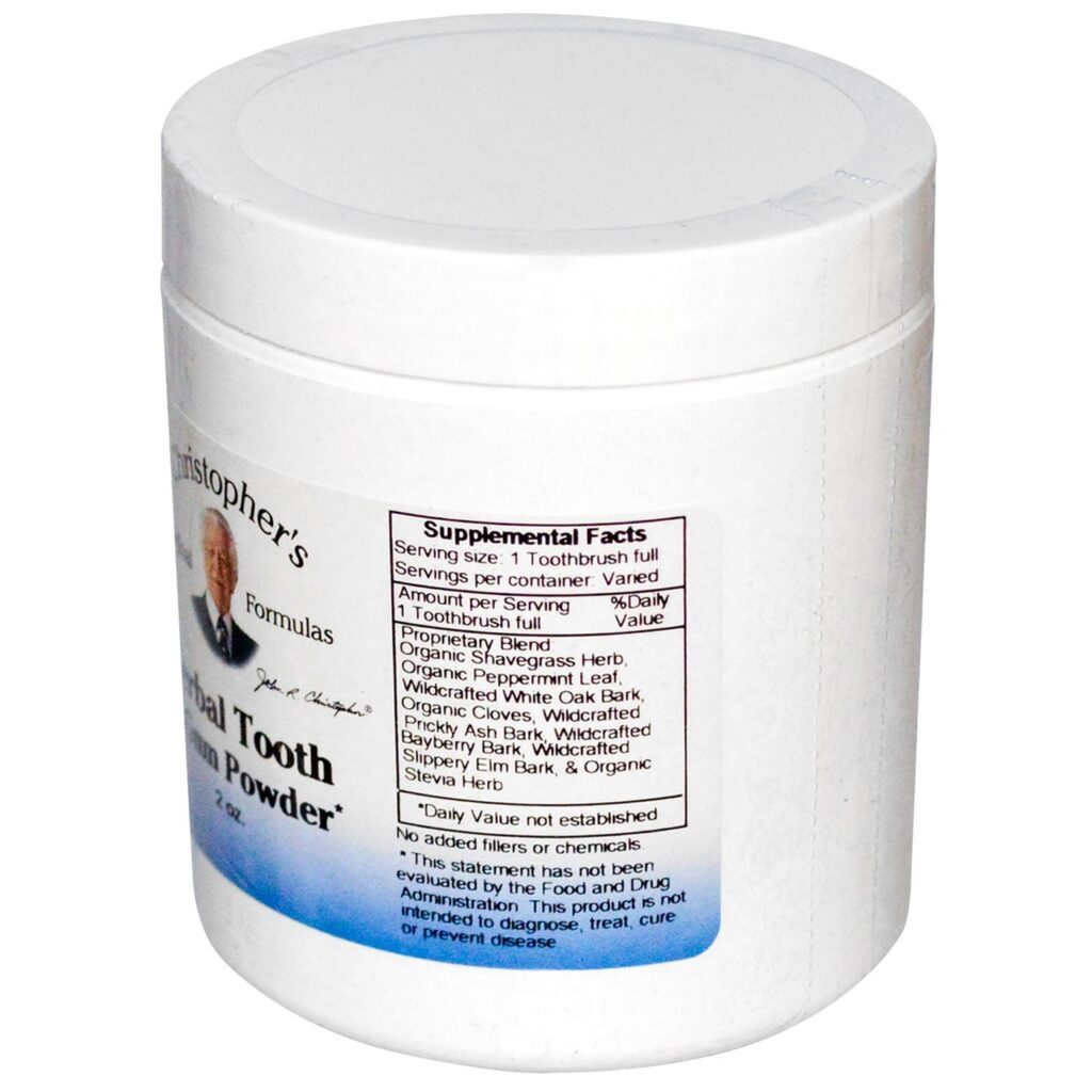 Dr. Christophers Creme Dental Ervas 56g - Higiene Bucal Natural no Brasil - Imagem 2