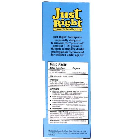 Just Right Flouride Creme Dental Bonus Pack, Berry Blast - 1 bonus pack - Image 2