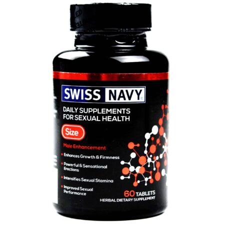 Swiss Navy, Size Estimulante Masculino - 60 Tabletes