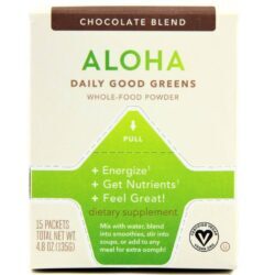Daily Good Greens Aloha Chocolate 15 Pacotes: Superalimento em Pó para Bem-Estar Completo
