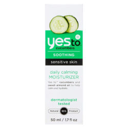 Yes To Cucumbers Hidratante Calmante Diário 50ml - Pele Suave e Revitalizada