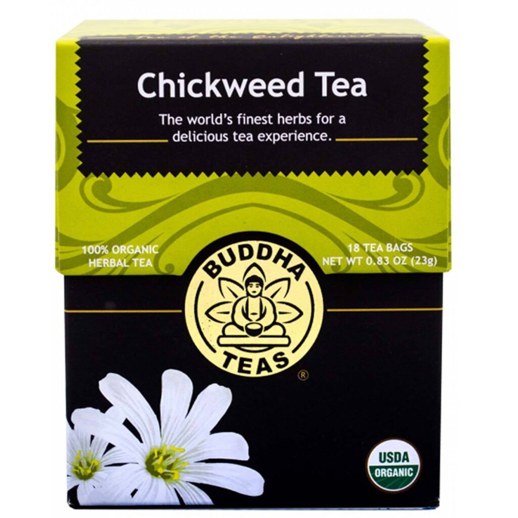 Buddha Teas Chá Chickweed - 18 Saquinhos: Bem-Estar Natural ao Seu Alcance