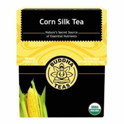 Buddha Teas Chá de Seda de Milho - 18 Saquinhos Naturais para Bem-Estar