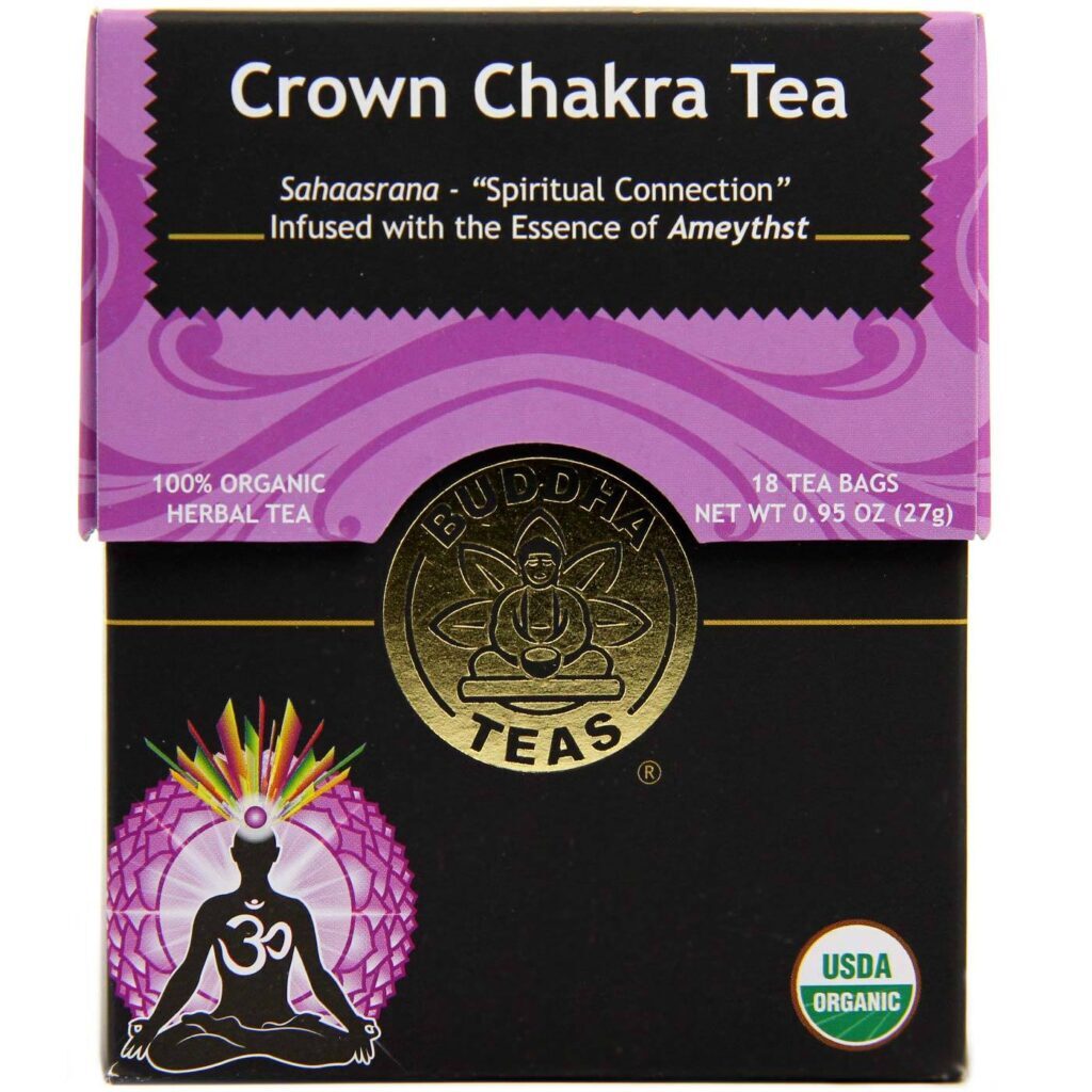 Buddha Teas Chá para Meditação Chakra da Coroa Sahaasrana 18 Saquinhos