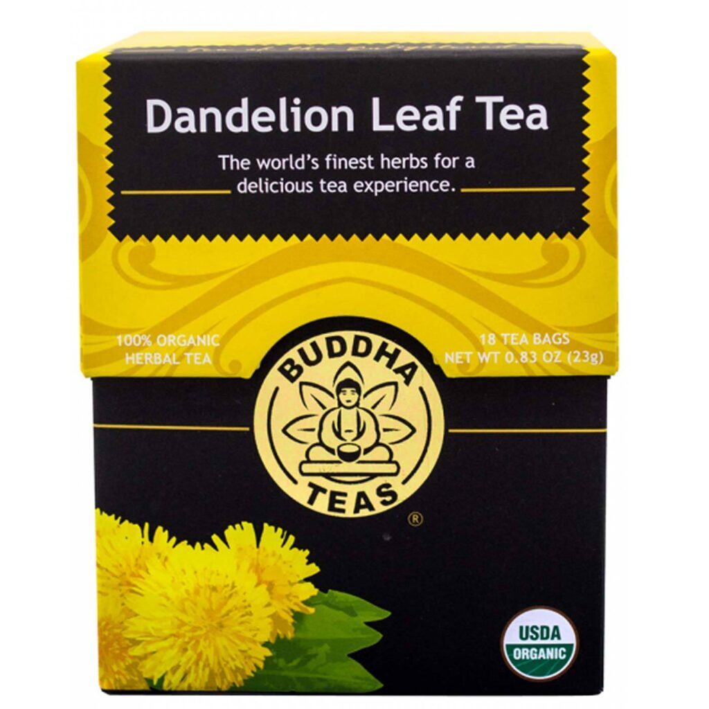 Buddha Teas Chá de Folha de Dente de Leão - 18 Saquinhos | Bem-Estar Natural
