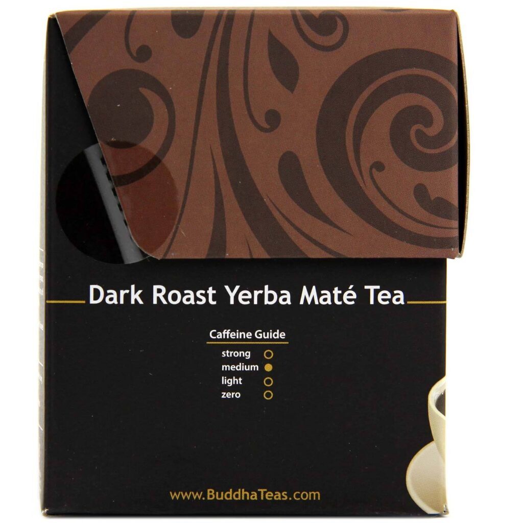 Buddha Teas Chá de Erva-mate Dark Roast - 18 Sachês: Sabor Intenso e Bem-Estar Natural - Imagem 4