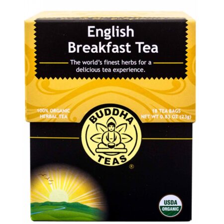 Buddha Teas Preto Chá, Café da manhã inglês - 18 bags