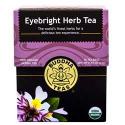 Buddha Teas Chá de Erva Eufrásia - 18 Saquinhos - Alívio Natural Ocular