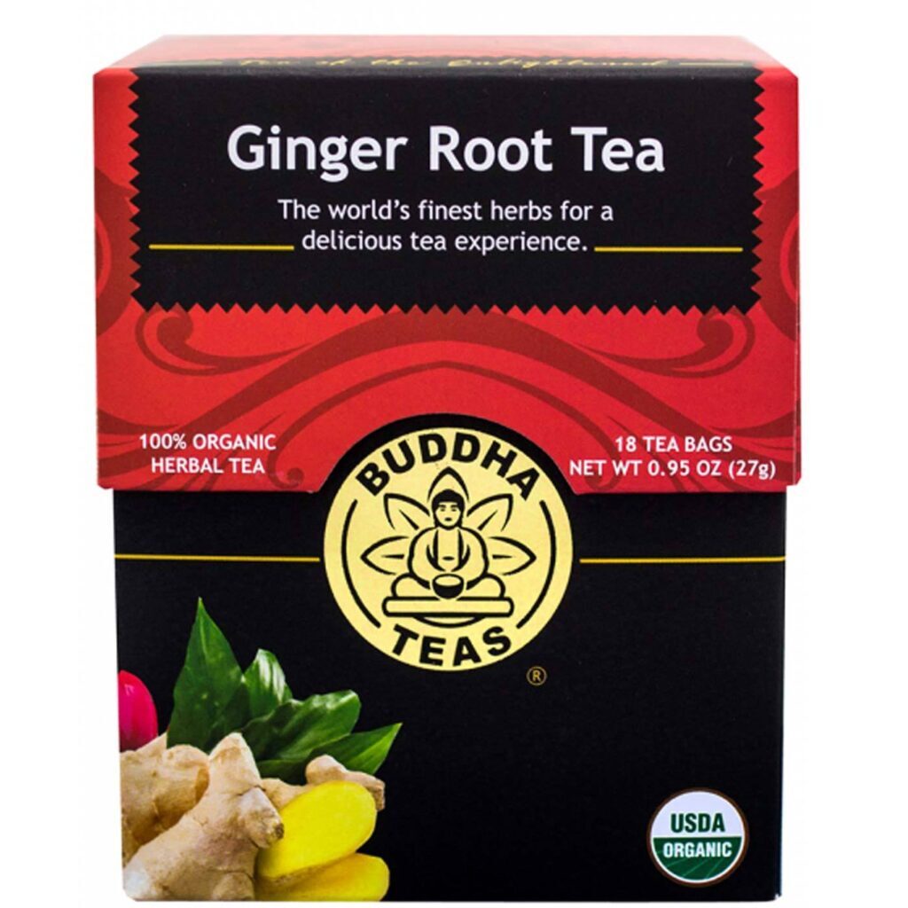 Buddha Teas Chá de Gengibre Orgânico - 18 Saquinhos | Bem-Estar e Imunidade