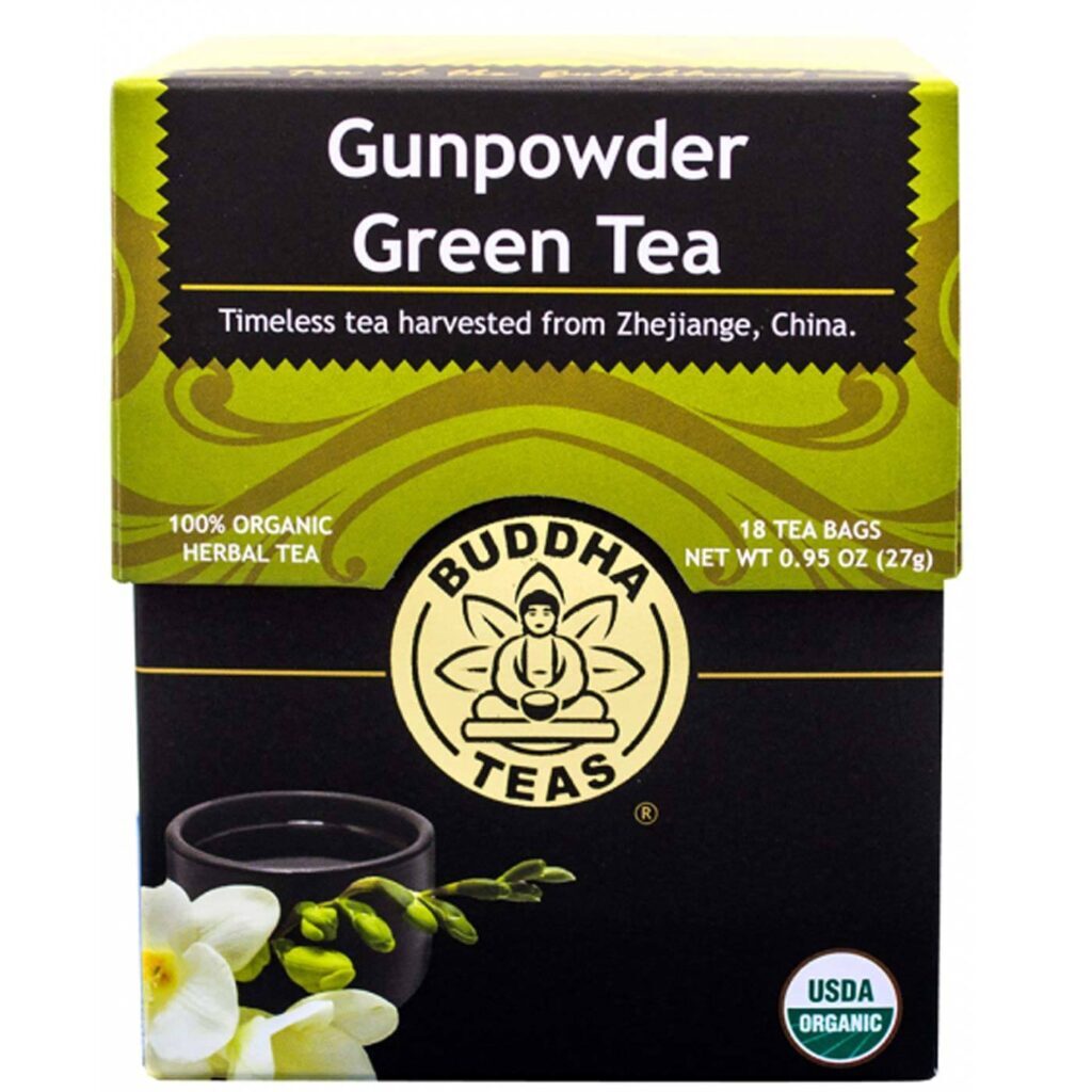 Buddha Teas Chá Verde - 18 Saquinhos Orgânicos para Bem-Estar