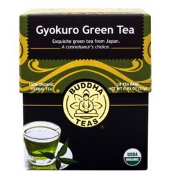 Buddha Teas Chá Verde Gyokuro Orgânico 18 Saquinhos - Puro Sabor Japonês