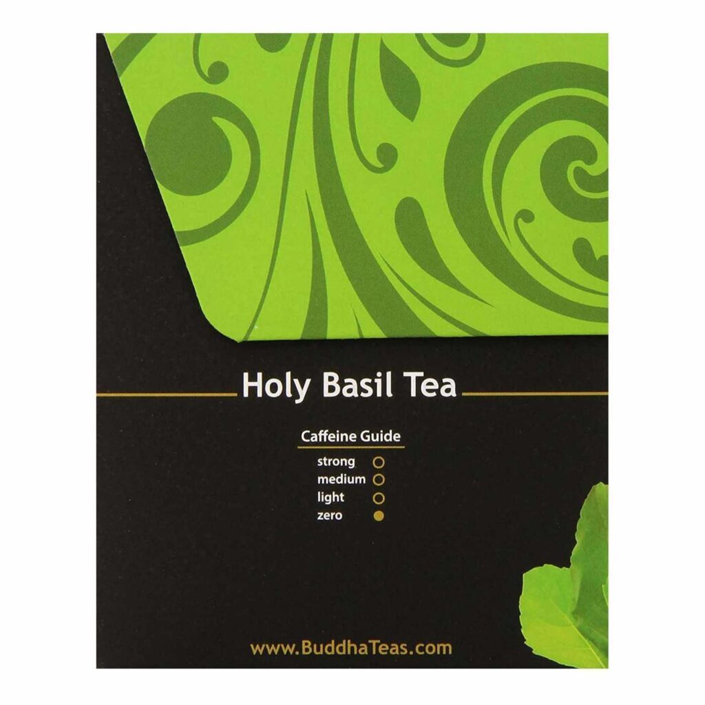 Buddha Teas Chá de Manjericão - 18 Saquinhos - Bem-Estar e Sabor Natural - Imagem 4