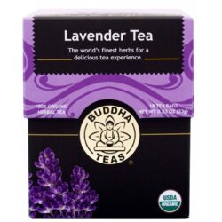 Buddha Teas Chá de Lavanda 18 Saquinhos: Relaxamento Natural e Bem-Estar