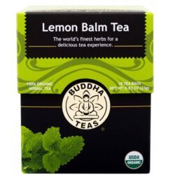 Buddha Teas Chá Erva-Cidreira - 18 Saquinhos de Chá para Relaxamento e Bem-Estar