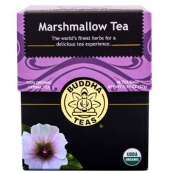 Buddha Teas Chá de Marshmallow 18 Saquinhos - Suporte para Garganta e Digestão