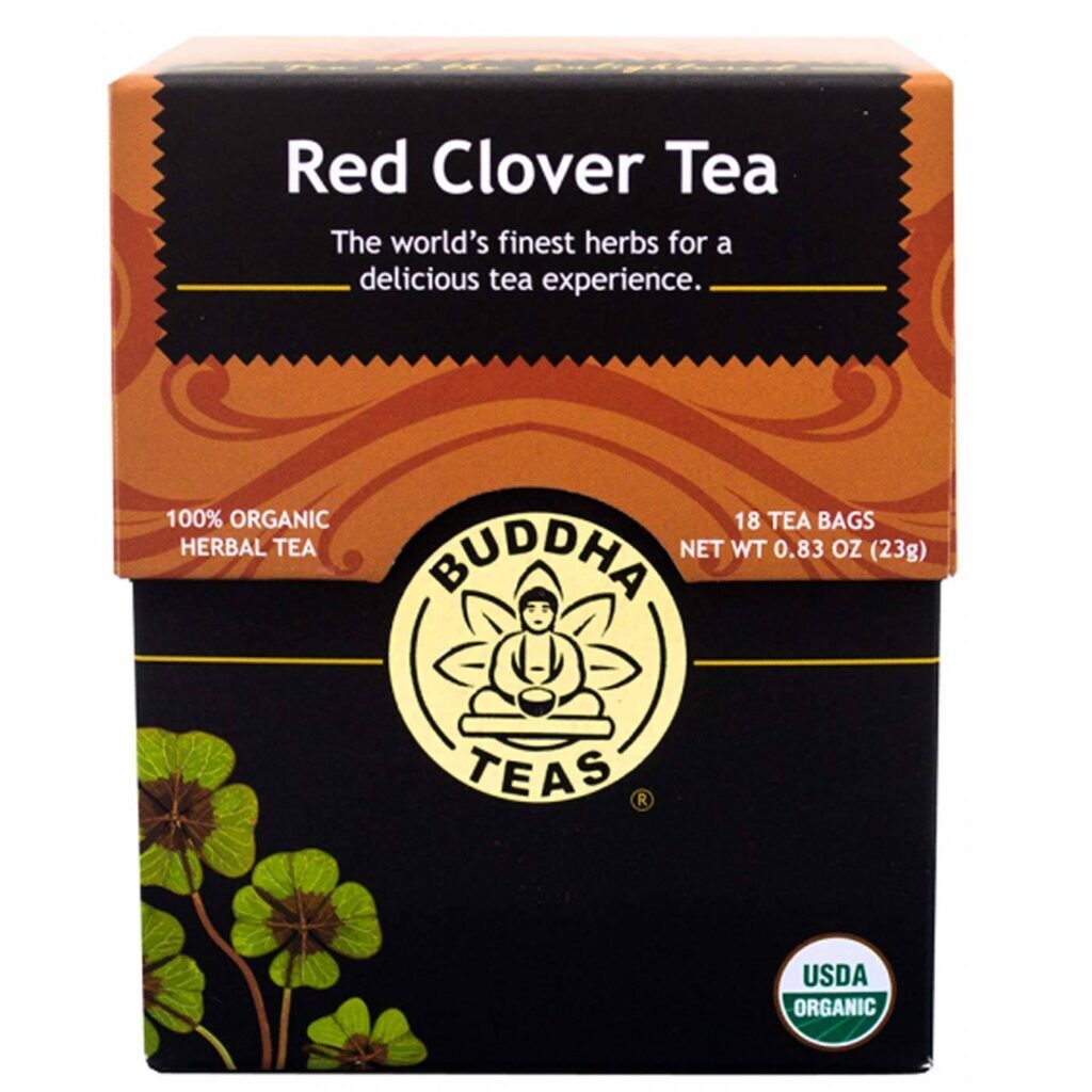 Buddha Teas Chá de Trevo Vermelho 18 Saquinhos Orgânico