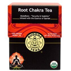 Buddha Teas Chá de Chakra Raíz Muladhara para Meditação - 18 Saquinhos