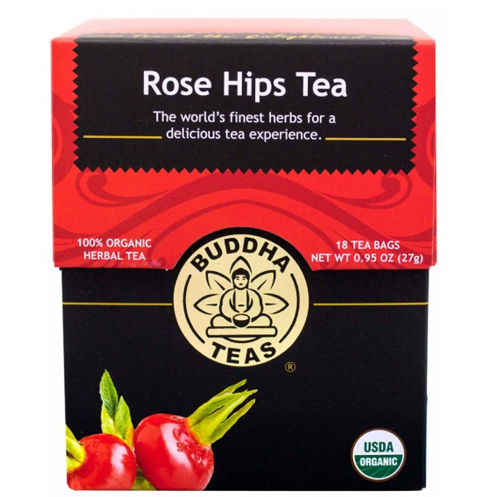 Buddha Teas Chá de Rosa Mosqueta 18 Saquinhos - Beleza e Saúde da Pele