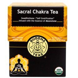 Buddha Teas Chá Sacral de Chakra Swadhisthana - 18 Saquinhos de Chá para Bem-Estar