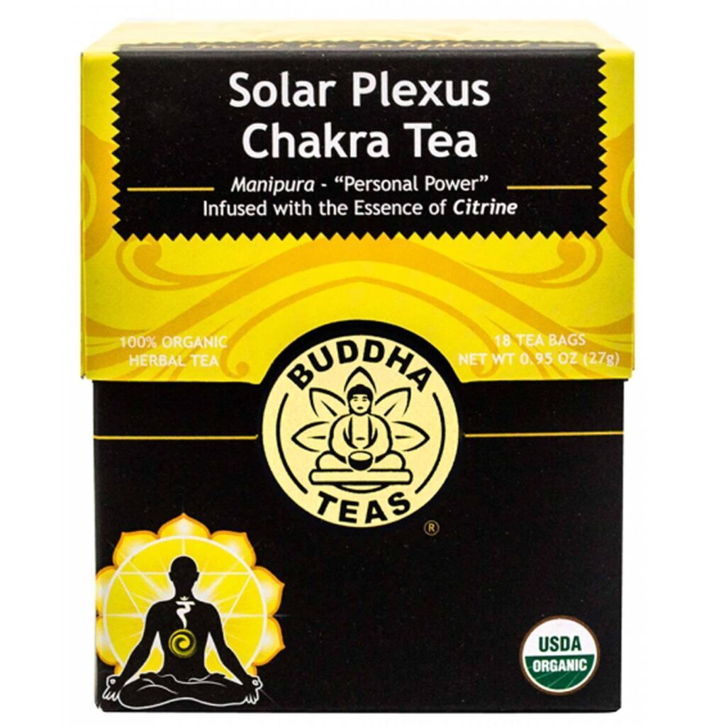 Chá Buddha Teas Chakra Plexo Solar - 18 Saquinhos para Bem-Estar Energético