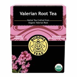 Buddha Teas Chá de Valeriana: 18 Saquinhos para Relaxamento Profundo