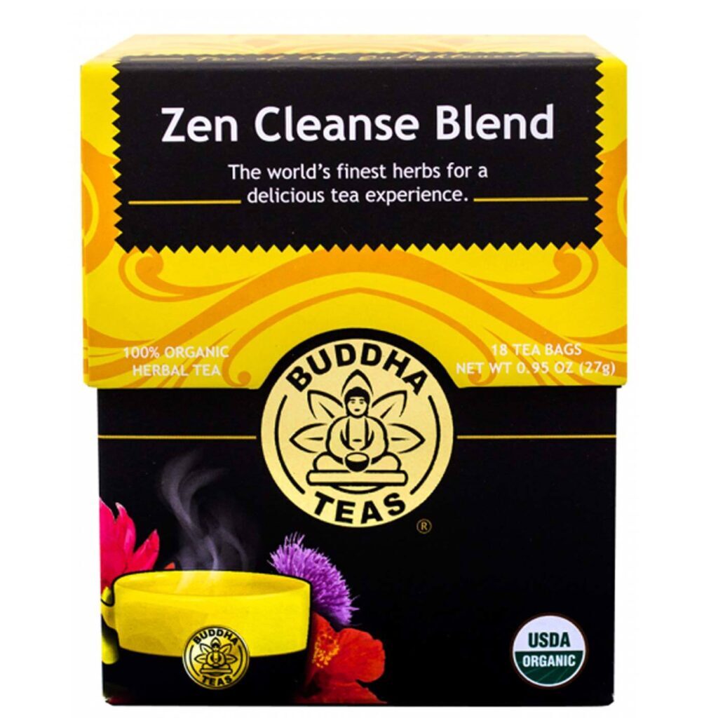 Buddha Teas Chá Zen Mistura de Limpeza 18 Saquinhos