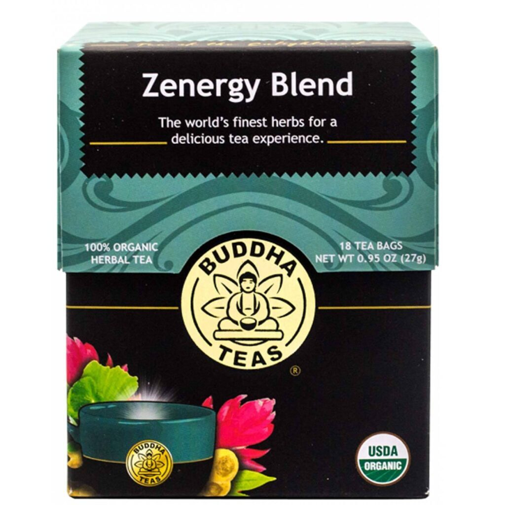 Buddha Teas Mistura Zenergy 18 Saquinhos de Chá para Energia Natural