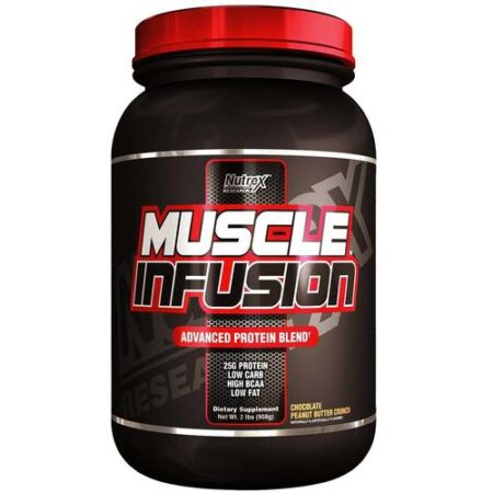 Nutrex Muscle Infusion, Crunch de manteiga de amendoim de chocolate - 2 lbs