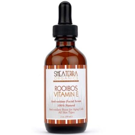 Shea Terra Organics, Soro Facial de Rooibos e Vitamina E - 59mL