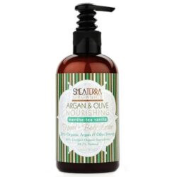 Shea Terra Organics Loção Corporal Argan e Oliva Menta Baunilha 236ml