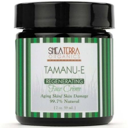 Shea Terra Organics, Creme Facial para Regeneração Celular Tamanu-E - 59 ml