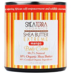 Shea Terra Organics Creme Manteiga de Karité 30% Manga 236ml Nutrição Profunda